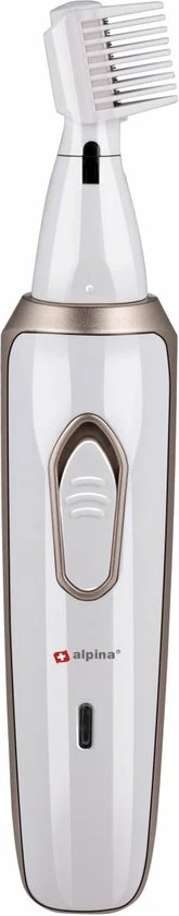 Alpina Ladyshave - Scheerapparaat Vrouwen - 4-in-1 - Lichaam En Gezicht - Incl. Wenkbrauwtrimmer - USB Oplaadbaar 4 Alpina Ladyshave - Scheerapparaat Vrouwen - 4-in-1 - Lichaam En Gezicht - Incl. Wenkbrauwtrimmer - USB Oplaadbaar - Afbeelding 4