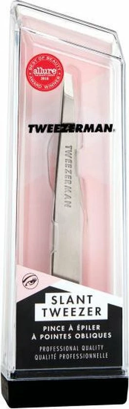 Tweezerman Studio Line Slant Tweezer Stainless Steel - Pincet - 1 Stuk 4 Tweezerman Studio Line Slant Tweezer Stainless Steel - Pincet - 1 Stuk - Afbeelding 4