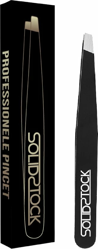 SolidStock Professionele Pincet Epileer - Tweezer - Zwart 1 SolidStock Professionele Pincet Epileer - Tweezer - Zwart