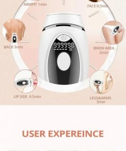 Temz® Laser Ontharingsapparaat - IPL Ontharing - Lichtontharing - Hair Removal - IPL - Ontharingsapparaat - Haar Verwijderaar - Hair Eraser - Lichtontharingsapparaat - Ontharing Laser - Haar Laser - Zwart