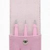 Merkloos Epileer Set - Epileer Set 3 Stuks - Pincet Set - Roze
