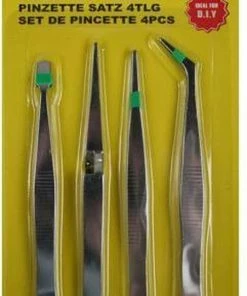 JY&K Pincet Set | 4 Stuks | RVS | Pincet Hobby | Pincet Mee Eters | Pincet Keuken | Pincet Splinter -Philips winkel 451x840 1