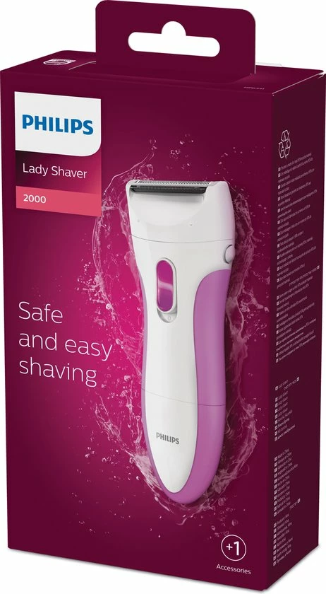 Philips SatinShave Essential HP6341/00 - Ladyshave - Roze 8 Philips SatinShave Essential HP6341/00 - Ladyshave - Roze - Afbeelding 8