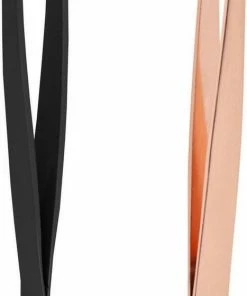 Merkloos - Duo Pack - 2 Stuks Epileer Pincet - Tweezer Epileer Pincet Zwart & Ros? Goud - Hoge Kwaliteit - Wenkbrauw - -Philips winkel 467x840