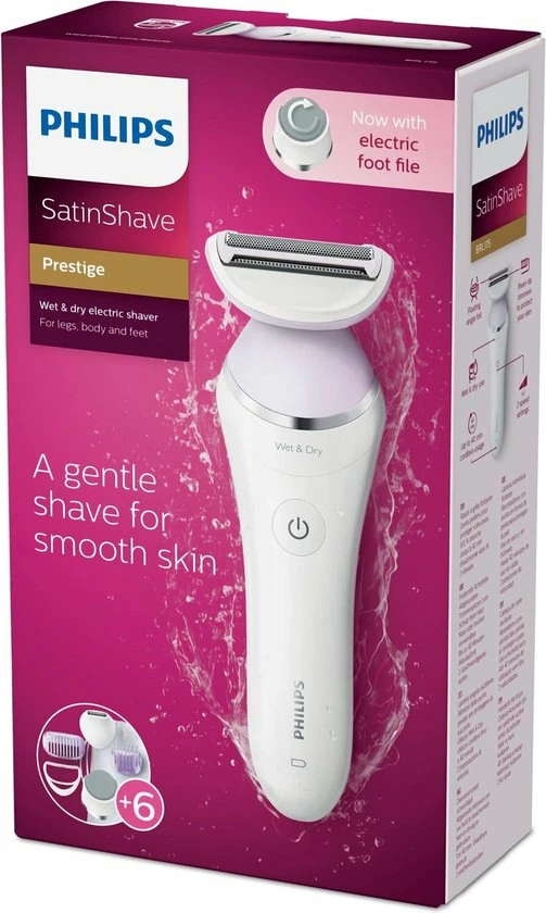 Philips SatinShave Prestige BRL175/00 - Ladyshave - Paars 9 Philips SatinShave Prestige BRL175/00 - Ladyshave - Paars - Afbeelding 9