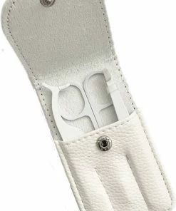 Maricess - Wimper Pincet - Wenkbrauw Pincet - Schaar - Epileer - Wit - Hoes