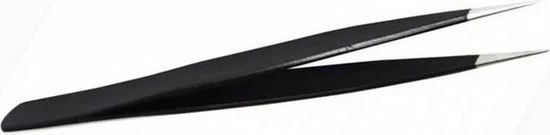 Rojafit Professionele Eyelash-Wimperpincet Punt 9,5cm-Zwart 3 Rojafit Professionele Eyelash-Wimperpincet Punt 9,5cm-Zwart - Afbeelding 3