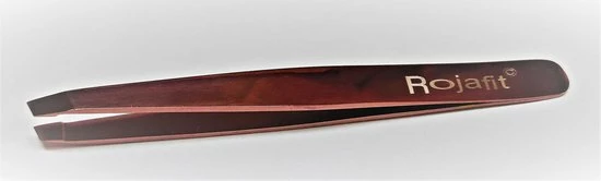 Rojafit Professionele Pincet Schuin 9,5 Cm-Plasma Rose Gold-Hoogglans 2 Rojafit Professionele Pincet Schuin 9,5 Cm-Plasma Rose Gold-Hoogglans - Afbeelding 2