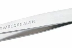 Tweezerman Slant Tweezer Pincet - Platinum - Studio Line Verpakking - 1 Stuk