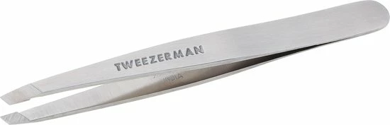 Tweezerman Studio Line Slant Tweezer Stainless Steel - Pincet - 1 Stuk 1 Tweezerman Studio Line Slant Tweezer Stainless Steel - Pincet - 1 Stuk
