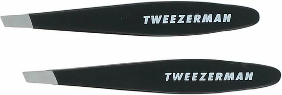Tweezerman Mini Slanted Tweezers (7cm) - Midnight Sky (2 Stuks) 1 Tweezerman Mini Slanted Tweezers (7cm) - Midnight Sky (2 Stuks)