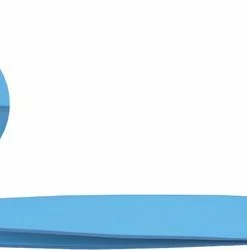 Rojafit Professionele Pincet Schuin 9,5 Cm-Baby Blue