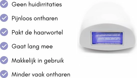 Merkloos Dyla IPL Ontharingsapparaat Hair Removal - Pijnloze Haar Verwijderaar - Lichtontharing - 600.000 Flitsen 6 Merkloos Dyla IPL Ontharingsapparaat Hair Removal - Pijnloze Haar Verwijderaar - Lichtontharing - 600.000 Flitsen - Afbeelding 6