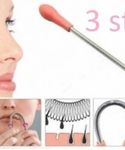 3 Stuks - Dermarolling Epileerveer "Smooth Skin".LET OP 3 Stuks Verpakking.