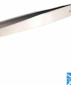 MEDLUXY Pro - Epileer Pincet - Slanted - Zilver - Schuine Tip - 10 Cm [tweezer]