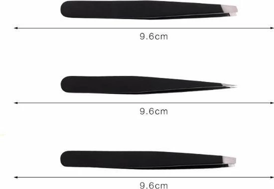 Merkloos Epileer Set Zwart 3 Merkloos Epileer Set Zwart - Afbeelding 3