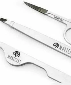 Maricess - Wimper Pincet - Wenkbrauw Pincet - Schaar - Epileer - Wit - Hoes -Philips winkel 550x382