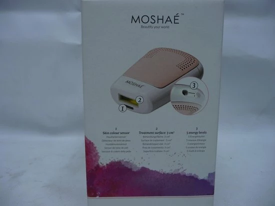 Mosha? Moshae MJW1PEU001 Duurzame Ontharing Voor Lichte En Donkere Huid, 100.000 Lichtflits, Innovatieve IPL-technologie 1 Mosha? Moshae MJW1PEU001 Duurzame Ontharing Voor Lichte En Donkere Huid, 100.000 Lichtflits, Innovatieve IPL-technologie