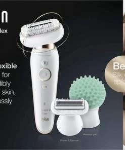 Braun Silk-?pil 9 Flex 9-020 Wit/Goud - Epilator -Philips winkel 550x416