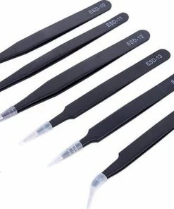 WiseGoods - Premium ESD Pincetten Set - Precisie Pincetten - Anti Statische RVS Pincet - 6 Stuks -Philips winkel 550x436 4