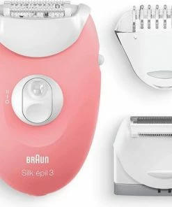 Braun Silk-?pil 3 SE 3-440 Starterset 3-in-1 Ontharing - Epileerapparaat, Scheerapparaat Voor Vrouwen, Wit/Roze -Philips winkel 550x438