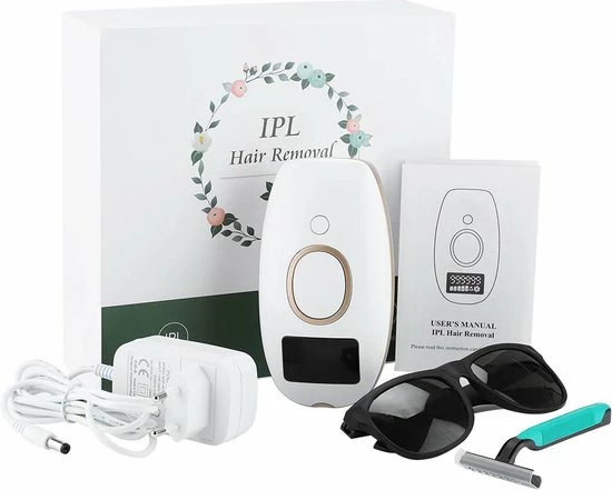 Merkloos Lichtontharingsapparaat - IPL Ontharingsapparaat - Laser En Lichtontharing - Ontharing - Inclusief Beschermbril En Scheermes 1 Merkloos Lichtontharingsapparaat - IPL Ontharingsapparaat - Laser En Lichtontharing - Ontharing - Inclusief Beschermbril En Scheermes