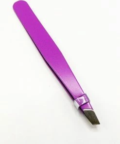 Doodadeals? | Epileer Pincet | Wimpers Pincet | Eyebrow Tweezer | RVS | Paars