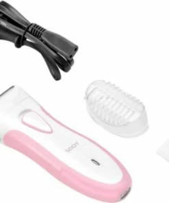 SODY 9008 Waterdicht Ladyshaver + Incl. Precisietrimmer -Scheerapparaat - Snel En Pijnloos Van Ongewenste Haren Af. Gezicht -Wenkbrauw Trimmer Inclusief Batterijen. -Philips winkel 550x447 2