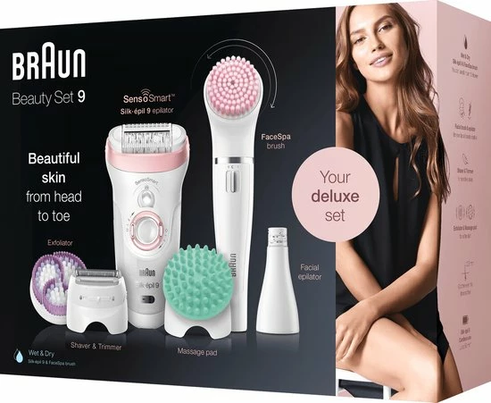 Braun Silk-?pil Beauty Set 9 9-985 Deluxe Epileerapparaat, Scheerapparaat, Scrubben En Reiniging Braun Silk-?pil Beauty Set 9 9-985 Deluxe Epileerapparaat, Scheerapparaat, Scrubben En Reiniging -Philips winkel 550x451 6