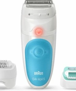 Braun Silk-?pil 5-610 Wit/Turquoise - Epilator -Philips winkel 550x452 1