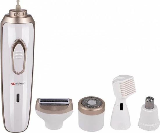 Alpina Ladyshave - Scheerapparaat Vrouwen - 4-in-1 - Lichaam En Gezicht - Incl. Wenkbrauwtrimmer - USB Oplaadbaar 13 Alpina Ladyshave - Scheerapparaat Vrouwen - 4-in-1 - Lichaam En Gezicht - Incl. Wenkbrauwtrimmer - USB Oplaadbaar - Afbeelding 13