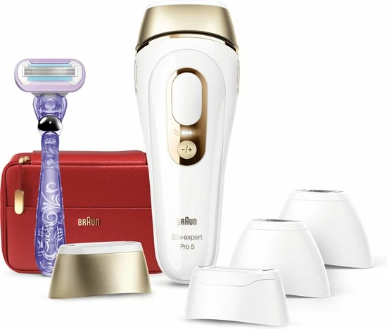 Braun Silk?expert Pro 5 PL5387 - Laatste Generatie IPL Voor Vrouwen En Mannen, Ontharingsapparaat Voor Blijvend Zichtbare Ontharing Thuis, Wit/Goud, Met Etui, Breed Hoofd, Twee Precisiehoofden En Venus Scheermesje 3 Braun Silk?expert Pro 5 PL5387 - Laatste Generatie IPL Voor Vrouwen En Mannen, Ontharingsapparaat Voor Blijvend Zichtbare Ontharing Thuis, Wit/Goud, Met Etui, Breed Hoofd, Twee Precisiehoofden En Venus Scheermesje - Afbeelding 3