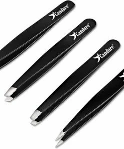 Candure Pincet Voor Wenkbrauwen - Set Van Professioneel Pincetten , Ingegroeide Haarverwijdering Gereedschap Voor Vrouwen En Mannen Geschikt Voor Verwijderen Van Mee-eters, Wimpers 3,8 Inch, Zwart -Philips winkel 550x480 1