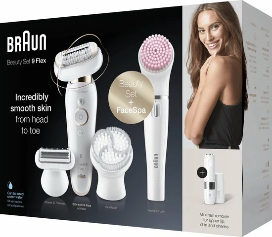 Braun Silk-épil 9 Flex 9-105 - Beautyset en Epilator Braun Silk-épil 9 Flex 9-105 - Beautyset En Epilator -Philips winkel