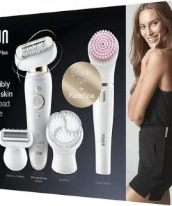 Braun Silk-épil 9 Flex 9100 Beautyset Voor Vrouwen, Incl. Epilator Met Flexibele Kop, Facespa Met Exfoliatieborstel En Make-Upsponsje, Wit 10 Braun Silk-épil 9 Flex 9100 Beautyset Voor Vrouwen, Incl. Epilator Met Flexibele Kop, Facespa Met Exfoliatieborstel En Make-Upsponsje, Wit -Philips winkel 550x482 3