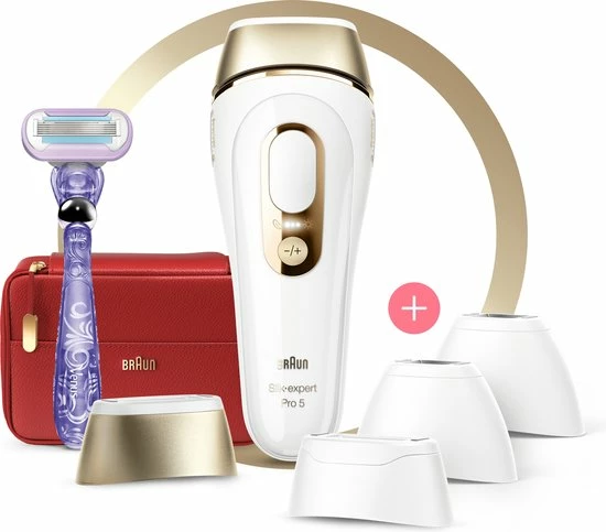 Braun Silk?expert Pro 5 PL5387 - Laatste Generatie IPL Voor Vrouwen En Mannen, Ontharingsapparaat Voor Blijvend Zichtbare Ontharing Thuis, Wit/Goud, Met Etui, Breed Hoofd, Twee Precisiehoofden En Venus Scheermesje 2 Braun Silk?expert Pro 5 PL5387 - Laatste Generatie IPL Voor Vrouwen En Mannen, Ontharingsapparaat Voor Blijvend Zichtbare Ontharing Thuis, Wit/Goud, Met Etui, Breed Hoofd, Twee Precisiehoofden En Venus Scheermesje - Afbeelding 2