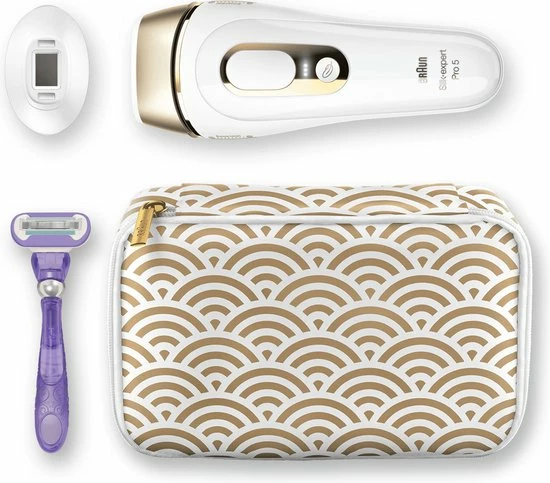 Braun Silk·expert Pro 5 PL5137 Wit En Goud - Nieuwste Generatie IPL Ontharing, Zichtbare Ontharing 1 Braun Silk·expert Pro 5 PL5137 Wit En Goud - Nieuwste Generatie IPL Ontharing, Zichtbare Ontharing