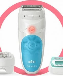 Braun Silk-?pil 5-610 Wit/Turquoise - Epilator -Philips winkel 550x488 3