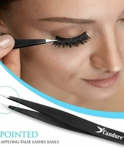 Candure Pincet Voor Wenkbrauwen - Set Van Professioneel Pincetten , Ingegroeide Haarverwijdering Gereedschap Voor Vrouwen En Mannen Geschikt Voor Verwijderen Van Mee-eters, Wimpers 3,8 Inch, Zwart -Philips winkel 550x488 4