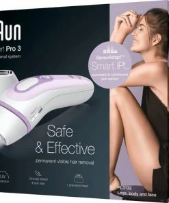 Braun Silk-expert Pro 3 PL3132 Wit En Lila - IPL Permanente Ontharing -Philips winkel 550x492 4