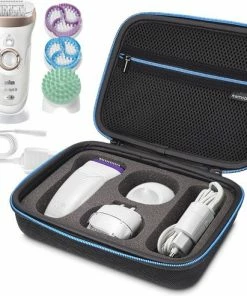 Kwmobile Tas Voor Epilator - Beschermende Reistas Hoes Compatibel Met Braun Silk épil 9 - Zwart -Philips winkel 550x493 15