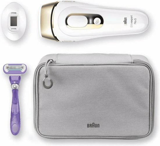 Braun Silk?expert Pro 5 PL5117 - Nieuwste Generatie IPL Ontharing, Zichtbare Ontharing - Wit En Goud 15 Braun Silk?expert Pro 5 PL5117 - Nieuwste Generatie IPL Ontharing, Zichtbare Ontharing - Wit En Goud - Afbeelding 15