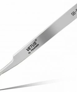 Lashsmash Vetus 5B-SA, Een Licht Gebogen Isolatie Tweezer.