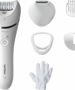 Philips Series 8000 BRE715/00 - Wet & Dry - Epilator - Wit