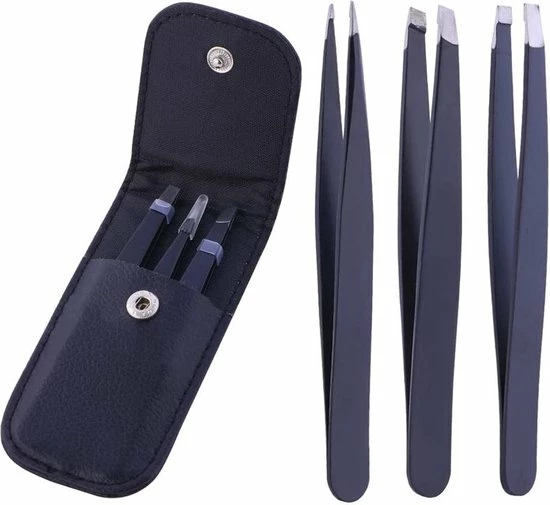 Pincet Epileer Set 3 delig met Etui - Tweezer - Epileer Pincet - Puntpincet Merkloos Pincet Epileer Set 3 Delig Met Etui - Tweezer - Epileer Pincet - Puntpincet -Philips winkel 550x505 2