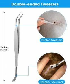 Merkloos Tekenverwijderaar Set Vlooien Kam Hond Kat Huisdier Tekenpincet Tekenhulpmiddel 7 Stuks -Philips winkel 550x505 4