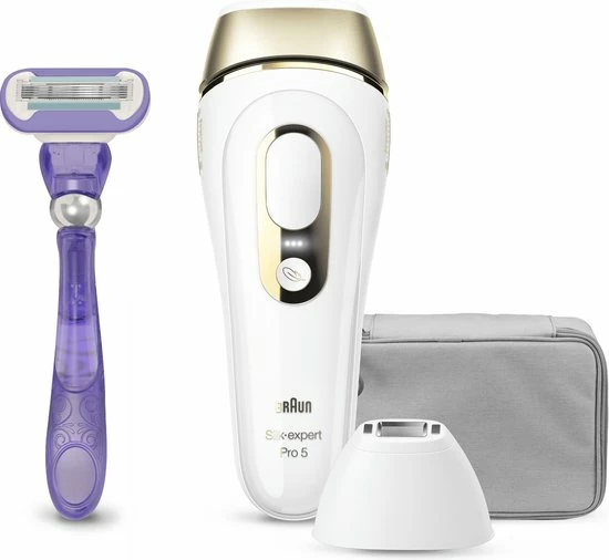 Braun Silk?expert Pro 5 PL5117 - Nieuwste Generatie IPL Ontharing, Zichtbare Ontharing - Wit En Goud 17 Braun Silk?expert Pro 5 PL5117 - Nieuwste Generatie IPL Ontharing, Zichtbare Ontharing - Wit En Goud - Afbeelding 17