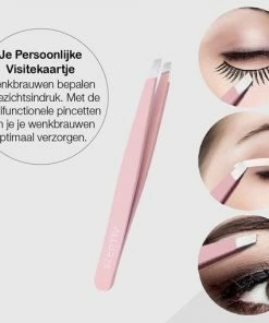 Allures Epileer Set - Pincet - Roze - Met Etui En Wenkbrauwschaar -Philips winkel 550x509 3