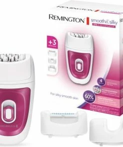 Remington Epilator Smooth & Silky EP7300 3-in-1 Epileerapparaat, Met Snoer, 3 Opzetstukken, Afwasbaar
