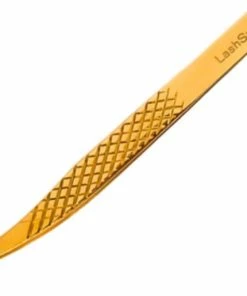 Lashsmash: Diamond Volume Tweezer Gold No.2, Premium Volume Pincet!